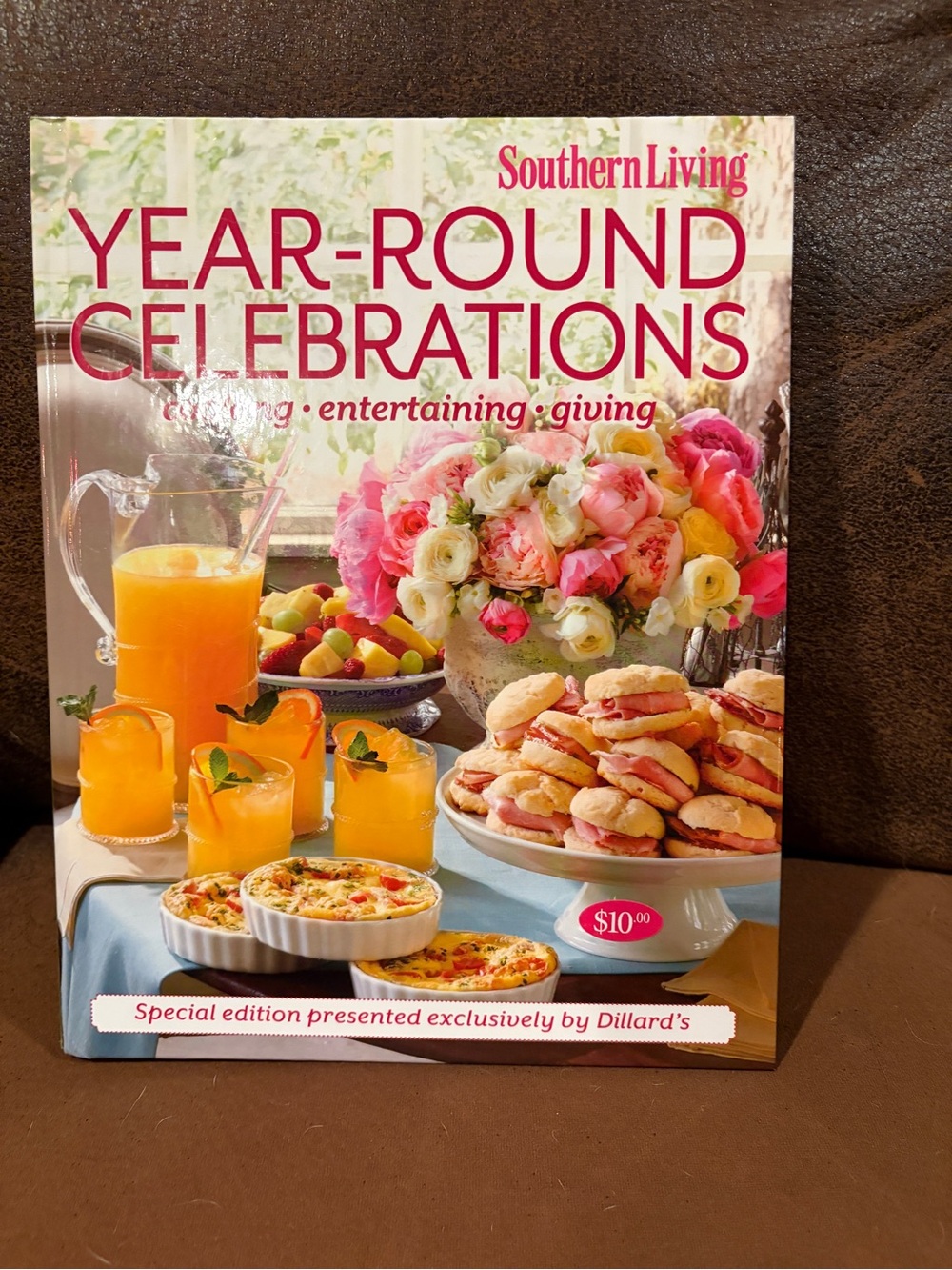 2014 Southern Living Year-Round Celebrations Cookbook - Pink Floral Cover